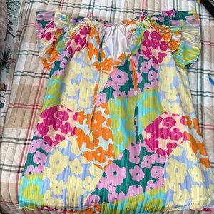 Colorful Floral Blouse
